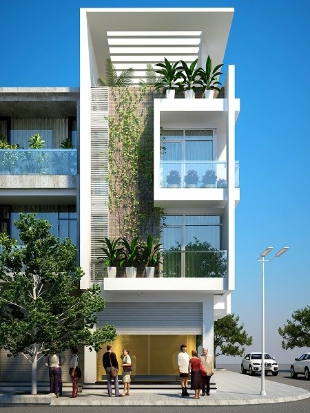 nhà ống hiện đại 