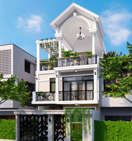nhà ống tân cổ điển 