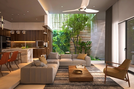 thiết kế nhà thoáng đẹp 