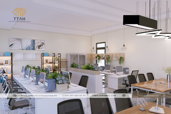 giá thiết kế nội thất văn phòng đẹp